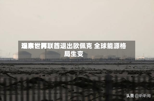 远东世界
观察:阿联酋退出欧佩克 全球能源格局生变-第2张图片