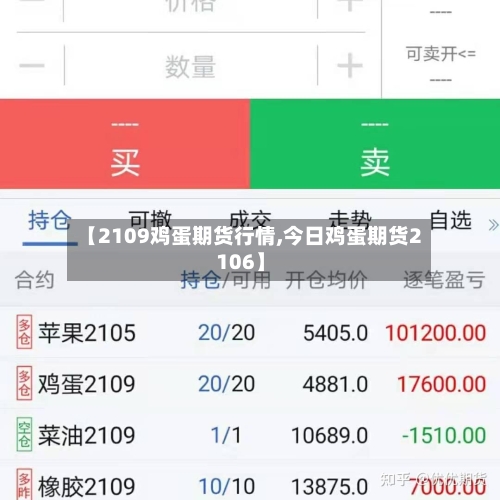 【2109鸡蛋期货行情,今日鸡蛋期货2106】-第3张图片