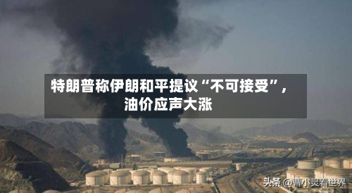 特朗普称伊朗和平提议“不可接受”，油价应声大涨