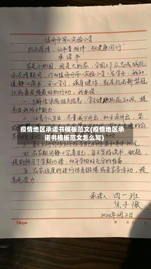 疫情地区承诺书模板范文(疫情地区承诺书模板范文怎么写)-第2张图片
