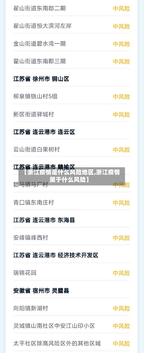 【浙江疫情是什么风险地区,浙江疫情属于什么风险】