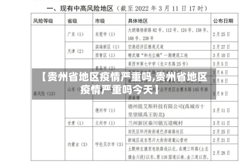 【贵州省地区疫情严重吗,贵州省地区疫情严重吗今天】-第2张图片