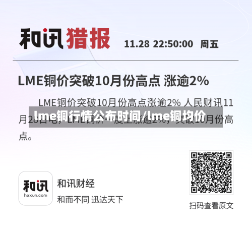 lme铜行情公布时间/lme铜均价-第2张图片