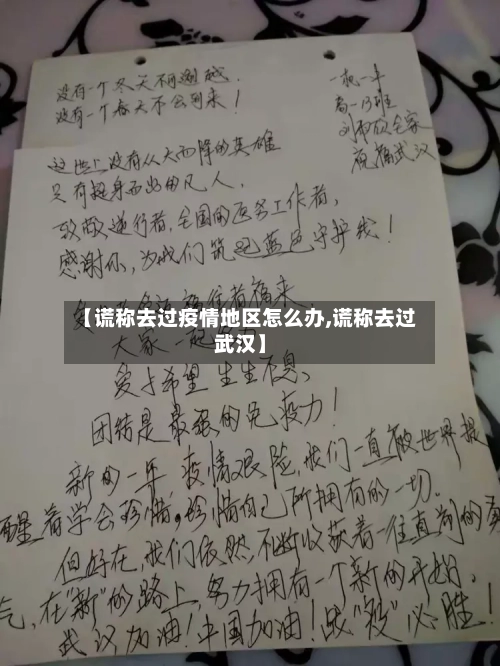 【谎称去过疫情地区怎么办,谎称去过武汉】-第2张图片