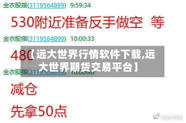 【远大世界行情软件下载,远大世界期货交易平台】