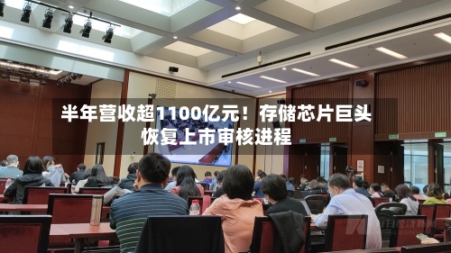 半年营收超1100亿元！存储芯片巨头恢复上市审核进程-第2张图片