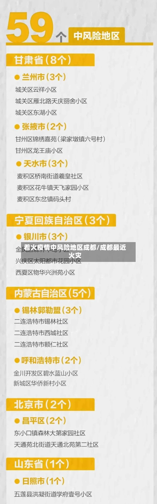 着火疫情中风险地区成都/成都最近火灾-第3张图片