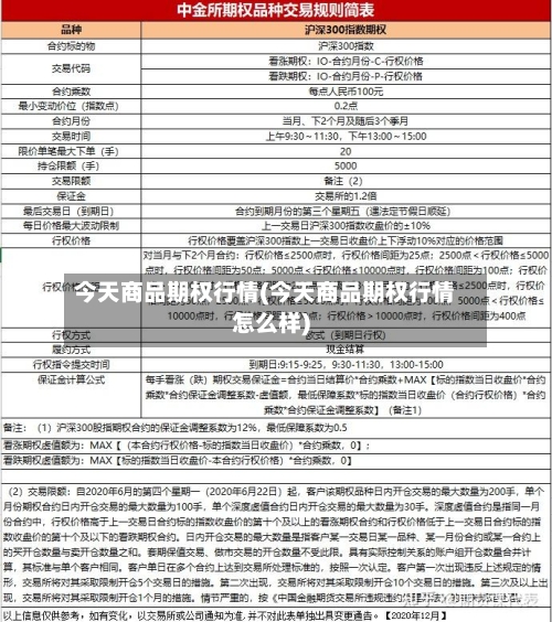 今天商品期权行情(今天商品期权行情怎么样)-第2张图片