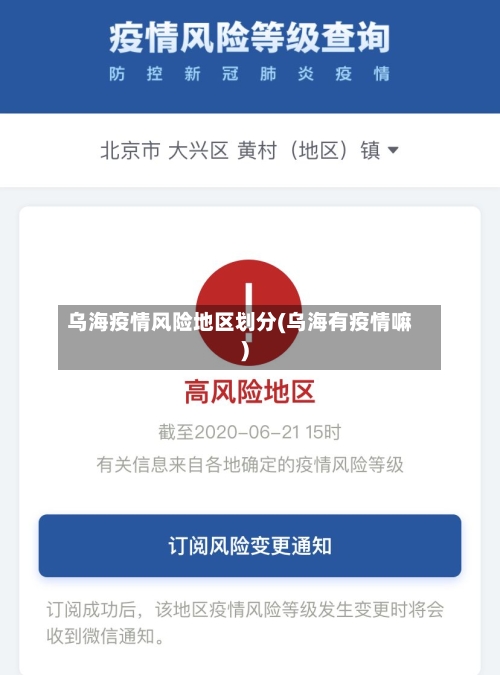 乌海疫情风险地区划分(乌海有疫情嘛)-第2张图片