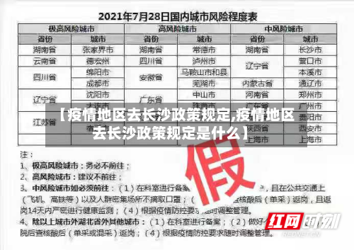 【疫情地区去长沙政策规定,疫情地区去长沙政策规定是什么】-第3张图片