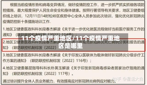 11个疫情严重地区/11个疫情严重地区是哪里