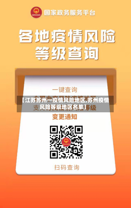 【江苏苏州一疫情风险地区,苏州疫情风险等级地区名单】