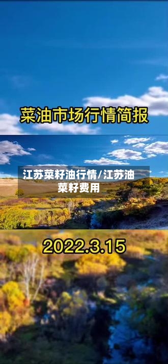 江苏菜籽油行情/江苏油菜籽费用-第3张图片