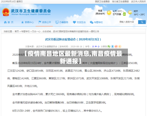 【疫情南昌地区最新消息,南昌疫情最新通报】-第2张图片