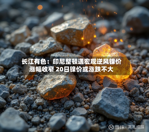 长江有色：印尼整顿遇宏观逆风镍价涨幅收窄 20日镍价或涨跌不大-第3张图片