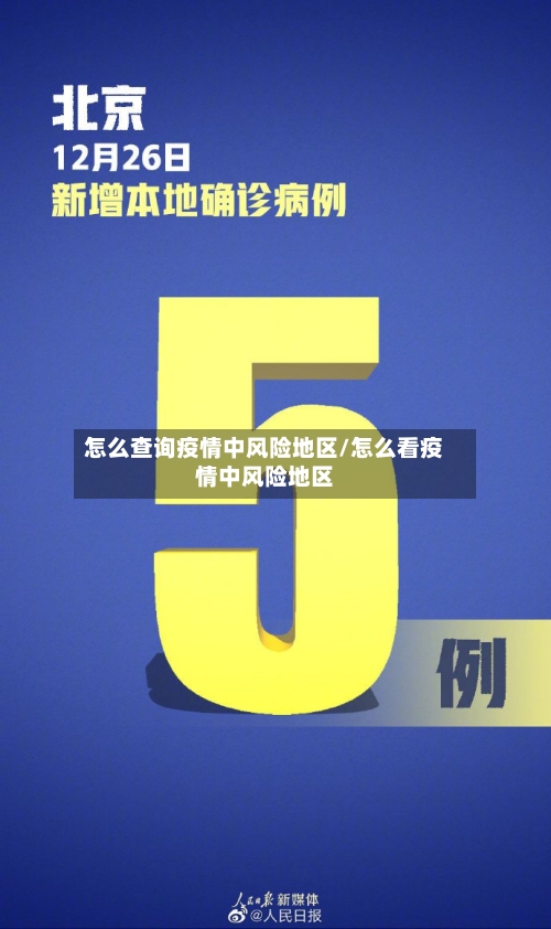 怎么查询疫情中风险地区/怎么看疫情中风险地区