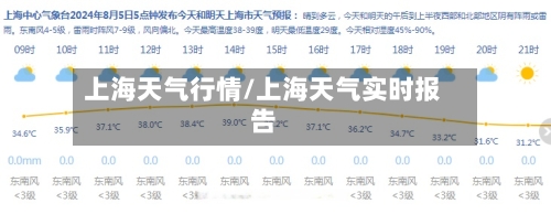 上海天气行情/上海天气实时报告-第2张图片