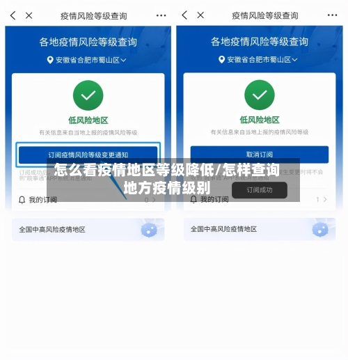 怎么看疫情地区等级降低/怎样查询地方疫情级别-第3张图片