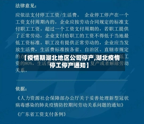 【疫情期湖北地区公司停产,湖北疫情停工停产通知】