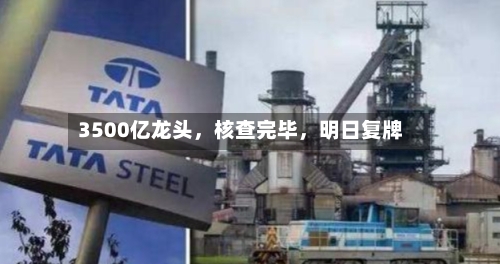 3500亿龙头，核查完毕	，明日复牌-第2张图片