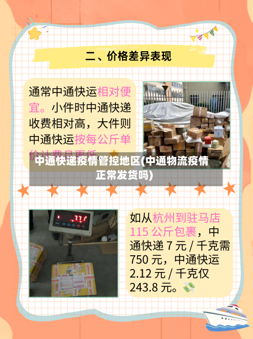 中通快递疫情管控地区(中通物流疫情正常发货吗)