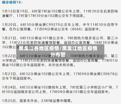 黑龙江各地区疫情/黑龙江地区疫情分布图-第2张图片