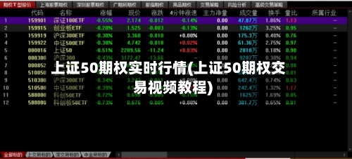 上证50期权实时行情(上证50期权交易视频教程)