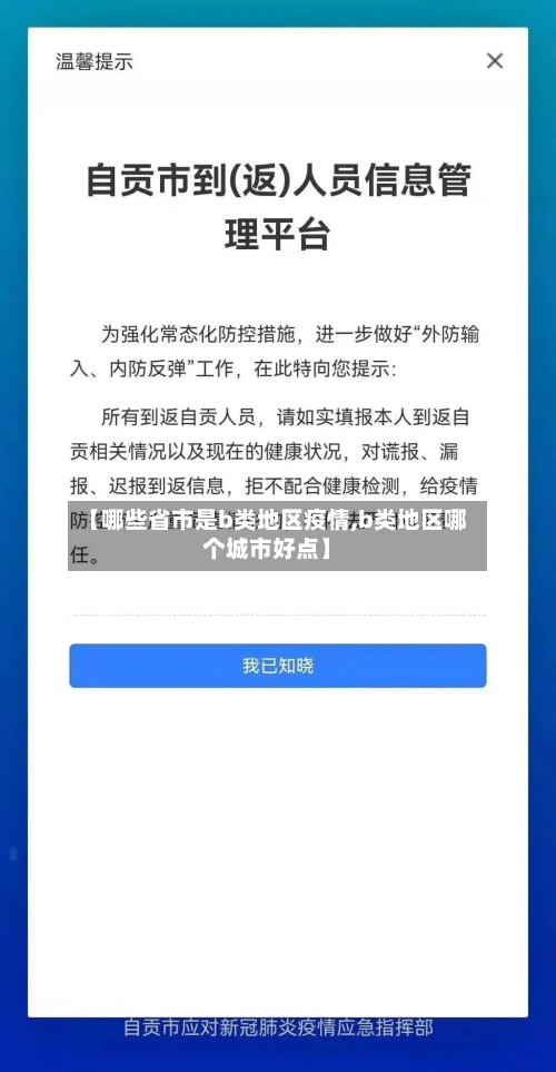 【哪些省市是b类地区疫情,b类地区哪个城市好点】-第3张图片