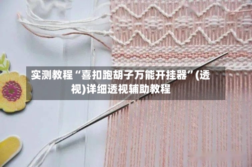 实测教程“喜扣跑胡子万能开挂器”(透视)详细透视辅助教程-第3张图片