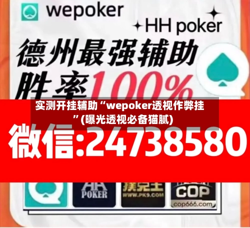 实测开挂辅助“wepoker透视作弊挂”(曝光透视必备猫腻)