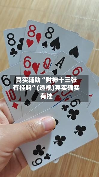 真实辅助“财神十三张有挂吗”(透视)其实确实有挂