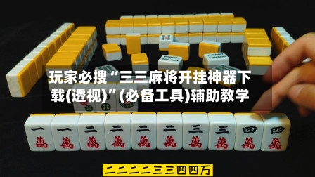 玩家必搜“三三麻将开挂神器下载(透视)”(必备工具)辅助教学