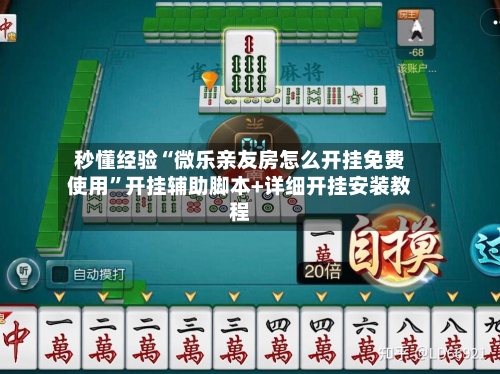 秒懂经验“微乐亲友房怎么开挂免费使用”开挂辅助脚本+详细开挂安装教程