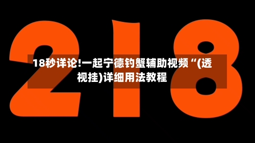 18秒详论!一起宁德钓蟹辅助视频“(透视挂)详细用法教程-第2张图片
