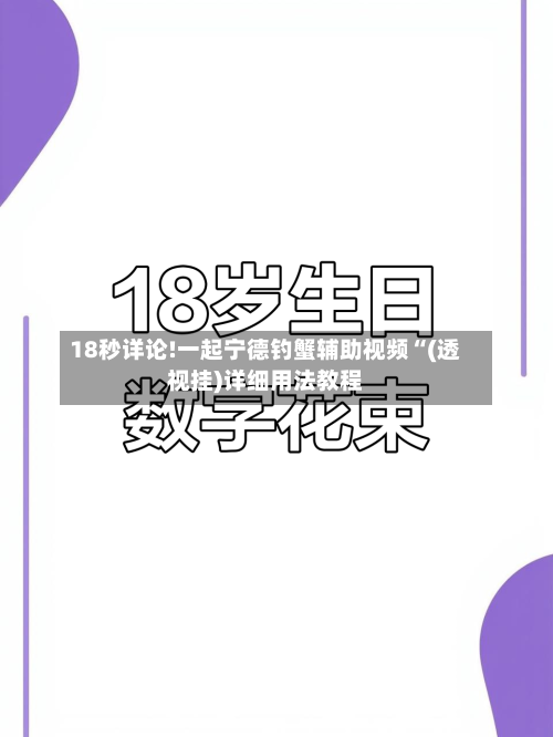 18秒详论!一起宁德钓蟹辅助视频“(透视挂)详细用法教程-第3张图片
