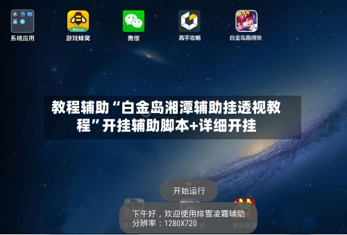 教程辅助“白金岛湘潭辅助挂透视教程”开挂辅助脚本+详细开挂-第2张图片