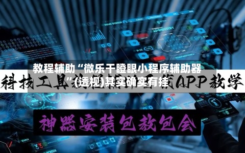 教程辅助“微乐干瞪眼小程序辅助器”(透视)其实确实有挂