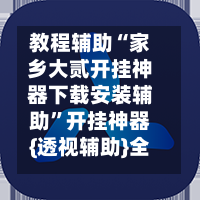 教程辅助“家乡大贰开挂神器下载安装辅助”开挂神器{透视辅助}全揭秘