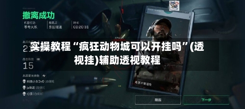 实操教程“疯狂动物城可以开挂吗”(透视挂)辅助透视教程
