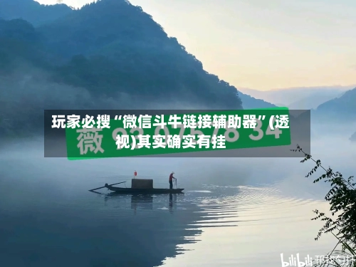 玩家必搜“微信斗牛链接辅助器”(透视)其实确实有挂