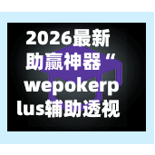 2026最新助赢神器“wepokerplus辅助透视插件”科技辅助神器手机版-第2张图片
