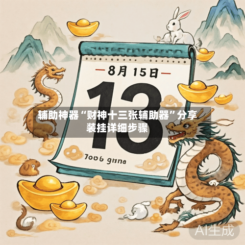 辅助神器“财神十三张辅助器”分享装挂详细步骤