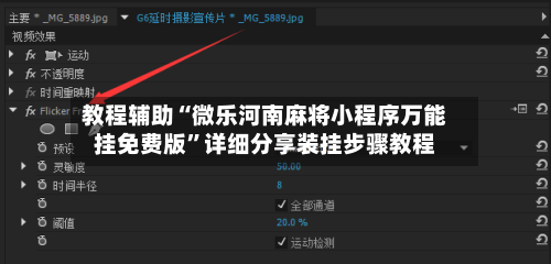 教程辅助“微乐河南麻将小程序万能挂免费版	”详细分享装挂步骤教程-第2张图片