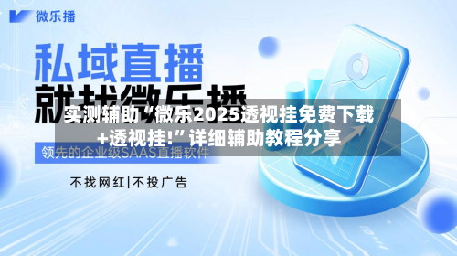 实测辅助“微乐2025透视挂免费下载+透视挂!”详细辅助教程分享
