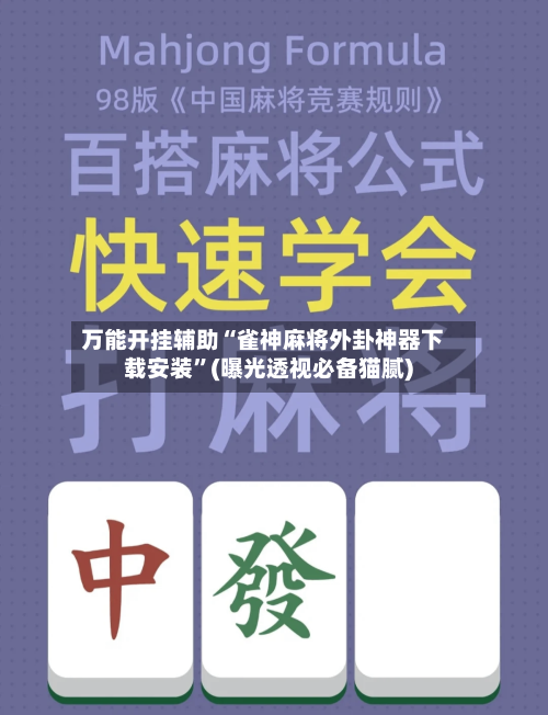 万能开挂辅助“雀神麻将外卦神器下载安装	”(曝光透视必备猫腻)-第2张图片