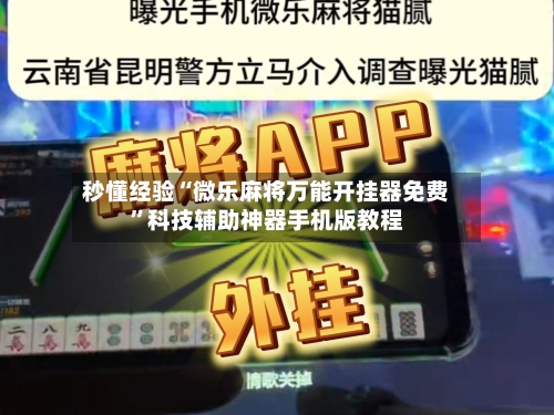 秒懂经验“微乐麻将万能开挂器免费”科技辅助神器手机版教程