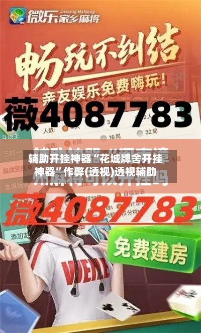辅助开挂神器“花城牌舍开挂神器”作弊(透视)透视辅助