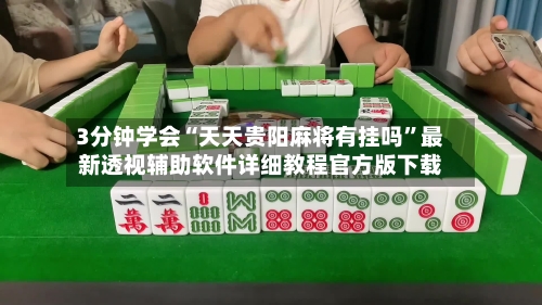 3分钟学会“天天贵阳麻将有挂吗”最新透视辅助软件详细教程官方版下载-第2张图片