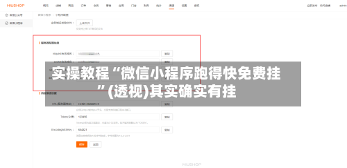 实操教程“微信小程序跑得快免费挂”(透视)其实确实有挂