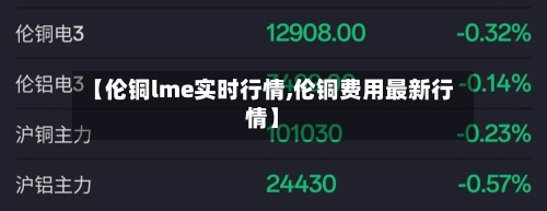 【伦铜lme实时行情,伦铜费用最新行情】